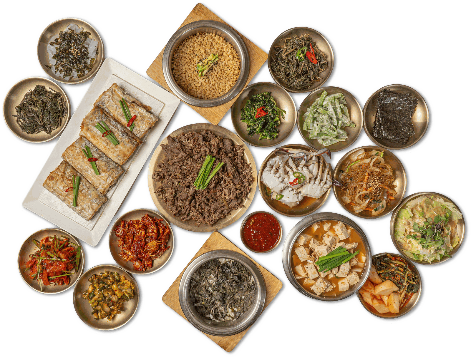 갈치구이와 소불고기, 간장게장이 함께하는 유월의 보리 한상
